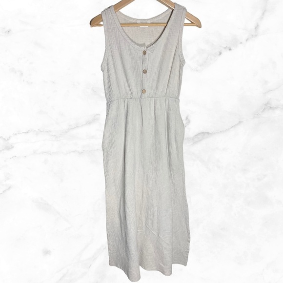 Size Medium Waffle Cotton Dress - Picture 1 of 6